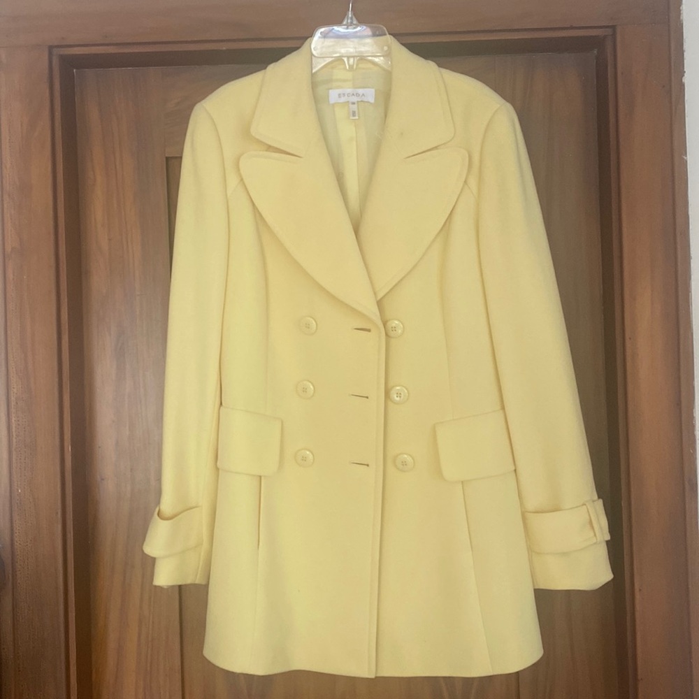 Yellow Escada Jacket - Peacoat